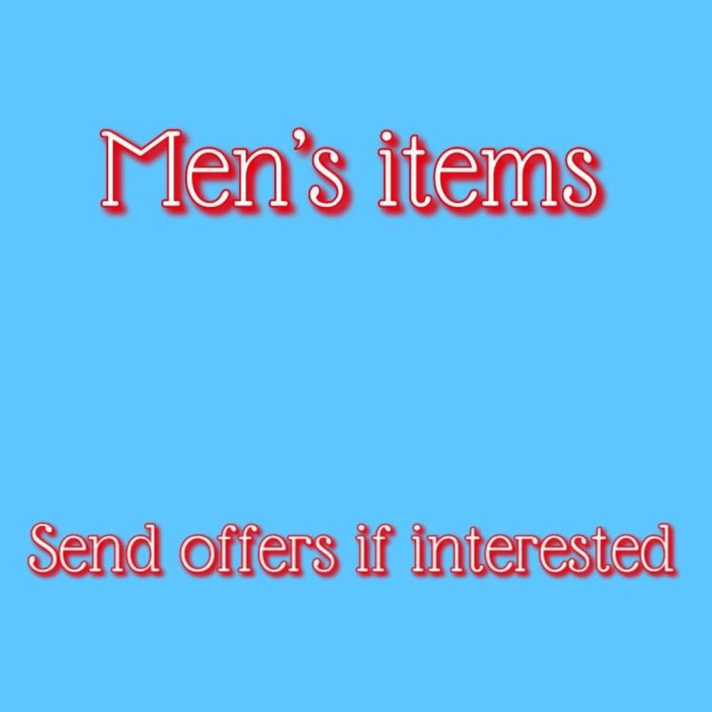 Men’s Clothing!